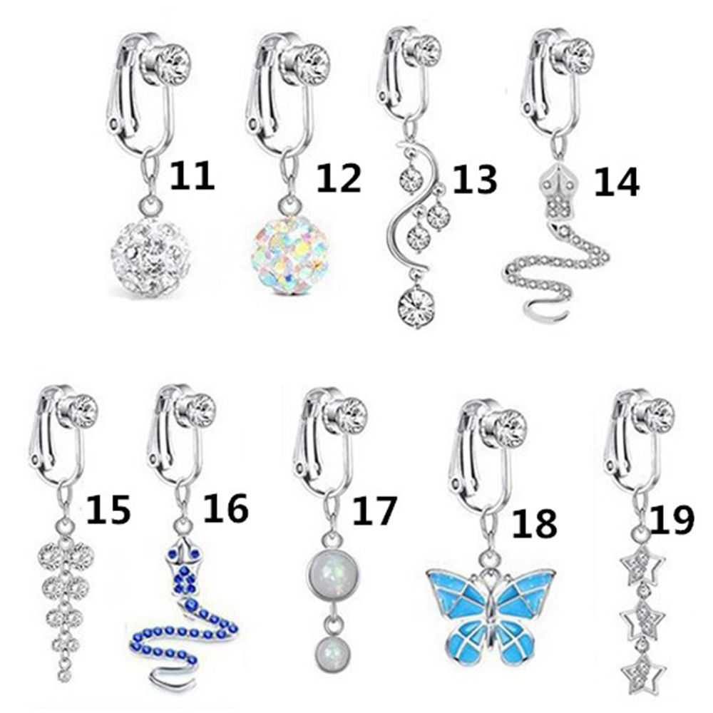 Accessories Women Clip On Earr - Body Jewelry Cartilage Earrings ulasan dan harga